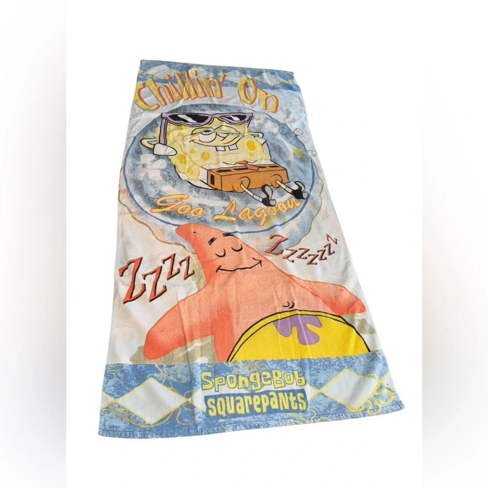 SpongeBob SquarePants “Chillin’ On Goo Lagoon” Beach Towel